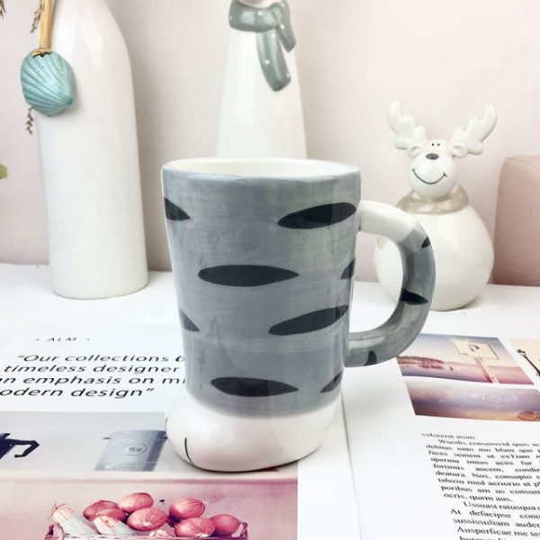 Couples CAT S Paw Cup Cute Super Adorable Mug Ceramic Cup With Lid With Spoon Creative 4.jpg 640x640 4 - Cat Paw Cup
