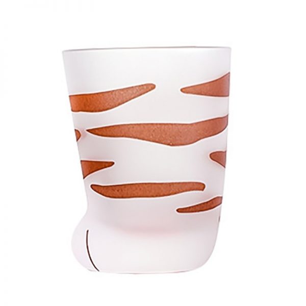 Creative Cute Cat Paws Glass Tiger Paws Mug Office Coffee Mug Tumbler Breakfast Milk Porcelain Cup 1 - Cat Paw Cup